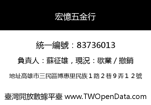 宏憶五金行