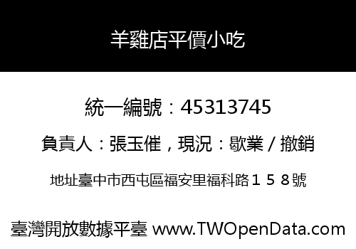 羊雞店平價小吃