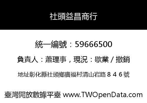 社頭益昌商行