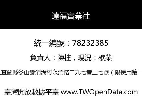 達福實業社