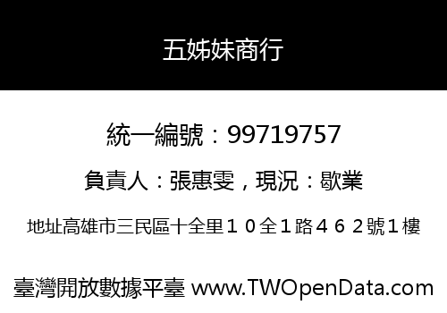 五姊妹商行