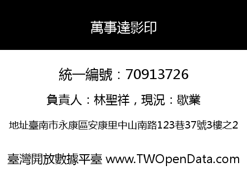 萬事達影印