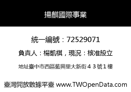 揚麒國際事業
