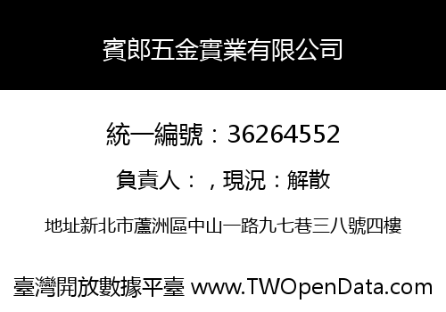 賓郎五金實業有限公司