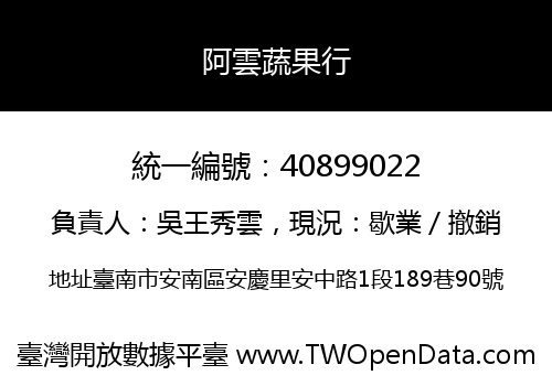 阿雲蔬果行
