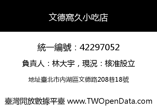 文德窩久小吃店