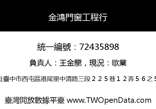 金鴻門窗工程行