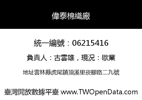偉泰棉織廠