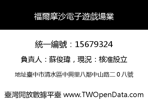 福爾摩沙電子遊戲場業