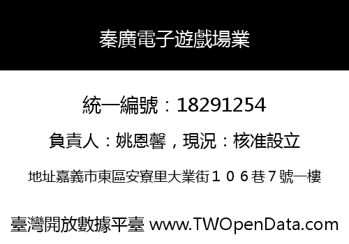 秦廣電子遊戲場業