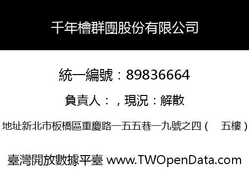 千年檜群團股份有限公司