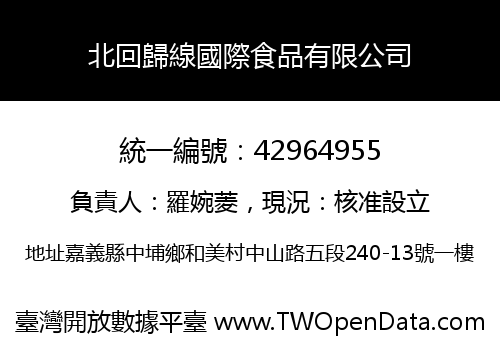 北回歸線國際食品有限公司
