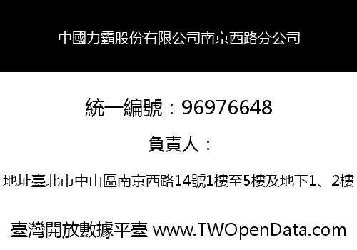 中國力霸股份有限公司南京西路分公司