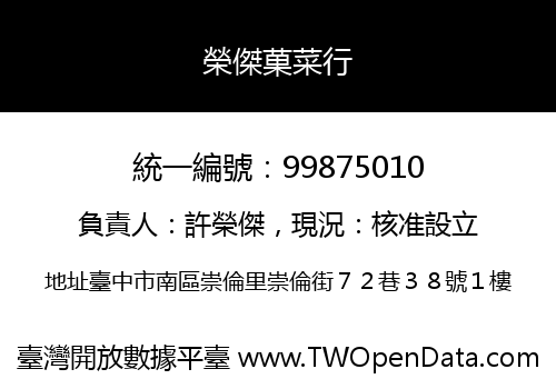 榮傑菓菜行