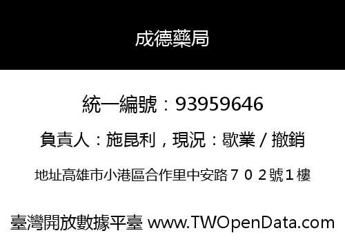 成德藥局
