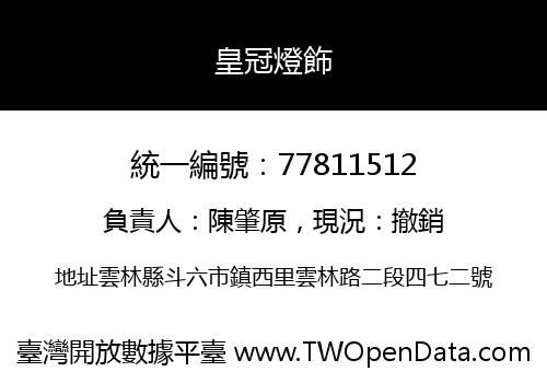 皇冠燈飾