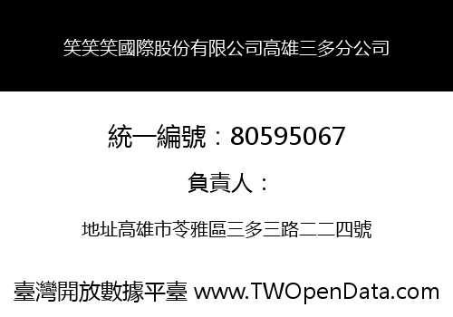 笑笑笑國際股份有限公司高雄三多分公司