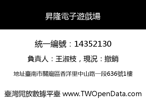 昇隆電子遊戲場