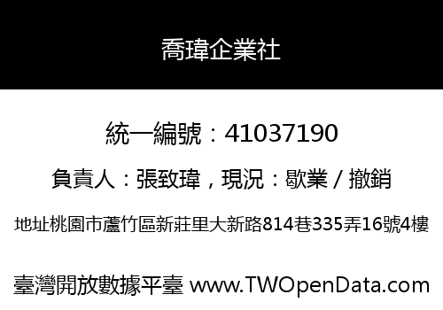 喬瑋企業社