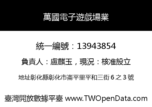 萬國電子遊戲場業
