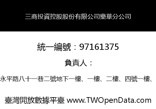 三商投資控股股份有限公司樂華分公司