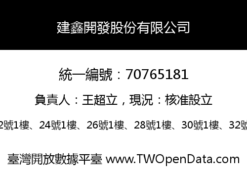 建鑫開發股份有限公司