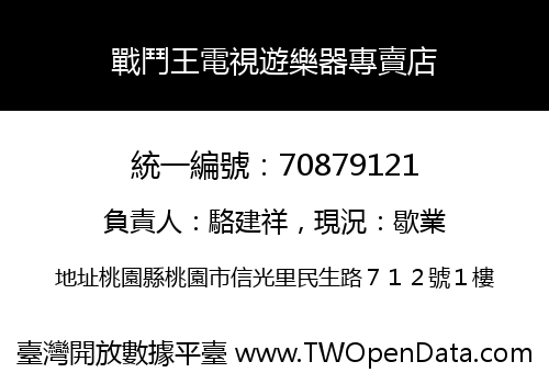 戰鬥王電視遊樂器專賣店