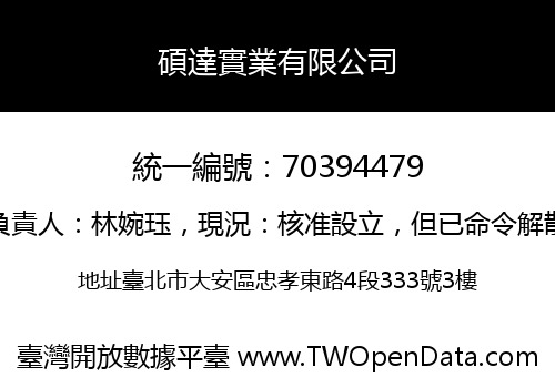 碩達實業有限公司