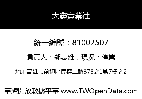 大鑫實業社