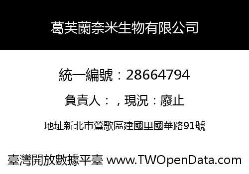 葛芙蘭奈米生物有限公司