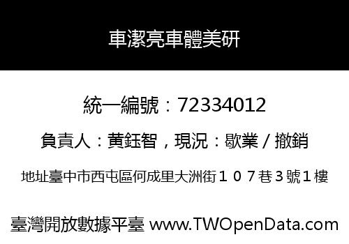 車潔亮車體美研