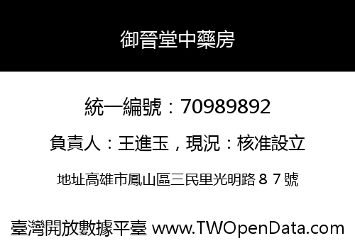 御晉堂中藥房