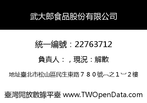 武大郎食品股份有限公司