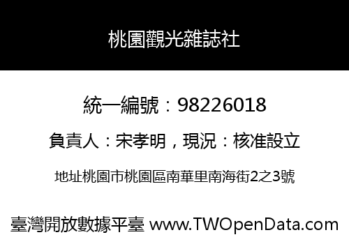 桃園觀光雜誌社
