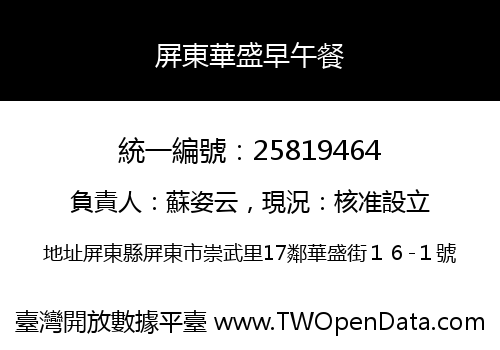 屏東華盛早午餐