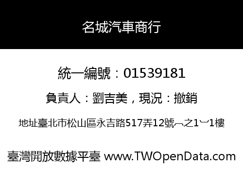 名城汽車商行
