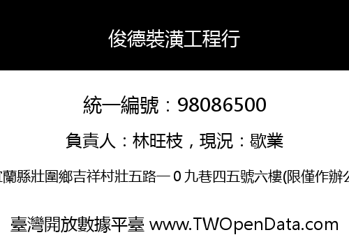 俊德裝潢工程行