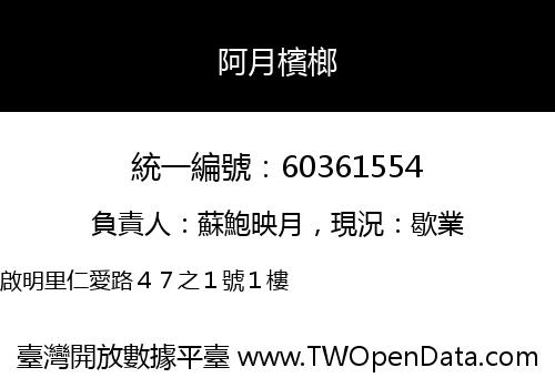 阿月檳榔