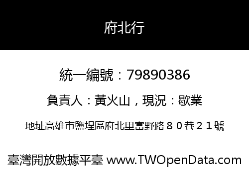 府北行