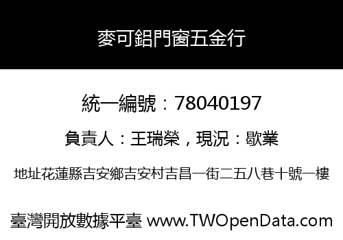 麥可鋁門窗五金行