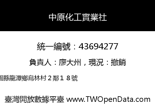 中原化工實業社