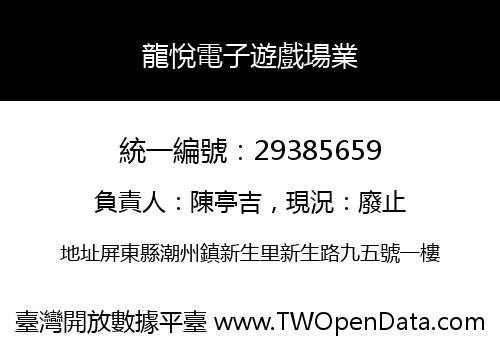 龍悅電子遊戲場業