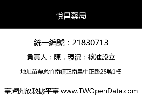悅昌藥局