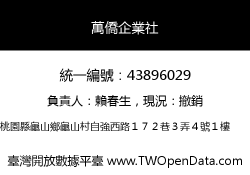 萬僑企業社