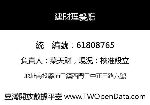 建財理髮廳