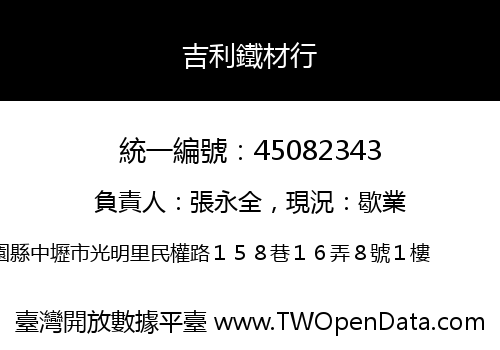 吉利鐵材行