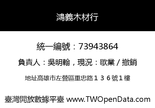 鴻義木材行
