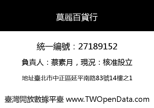 莫麗百貨行