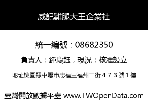 威記雞腿大王企業社