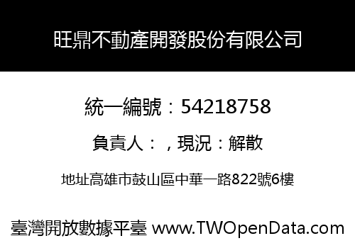旺鼎不動產開發股份有限公司